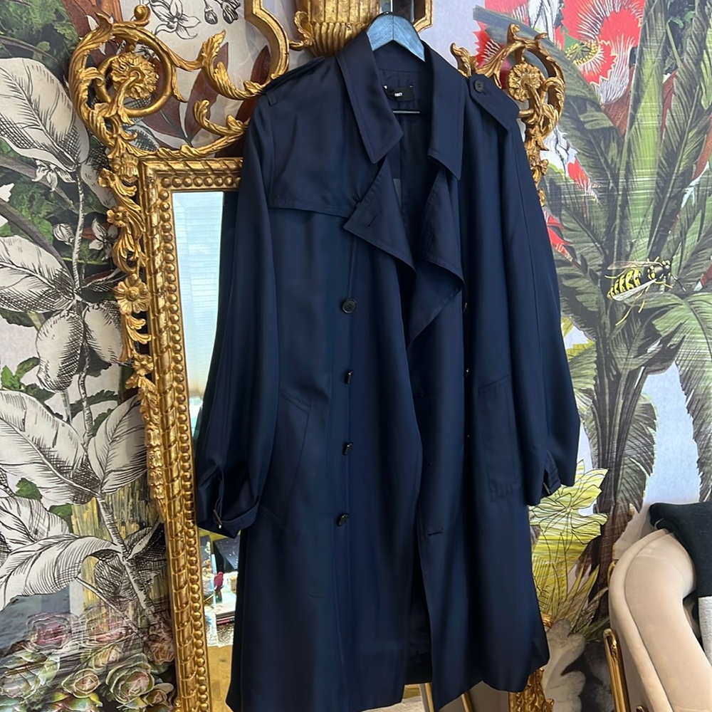 Silk, Navy Blue 100% silk, excellent condition, new with tags